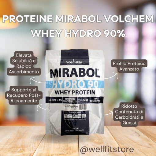 Proteine volchem mirabol whey hydro 90%