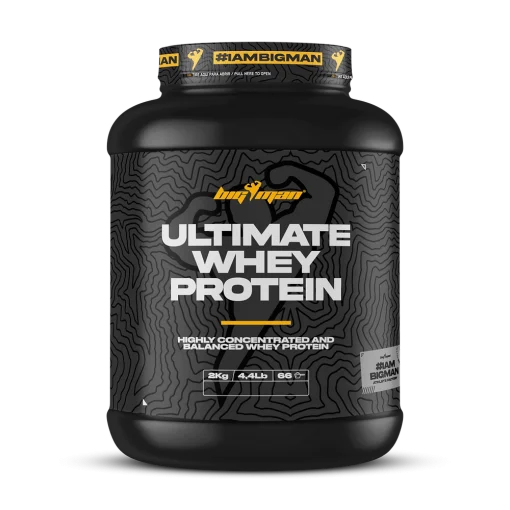 Ultimate Whey Protein | 2kg | BIG MAN | Le proteine del siero del latte isolate ad alta concentrazione proteica e perfettamente bilanciate.